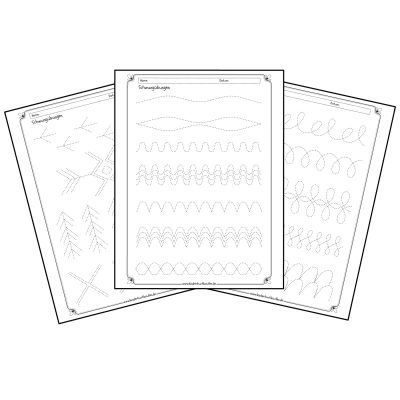 schwunguebungen linien
